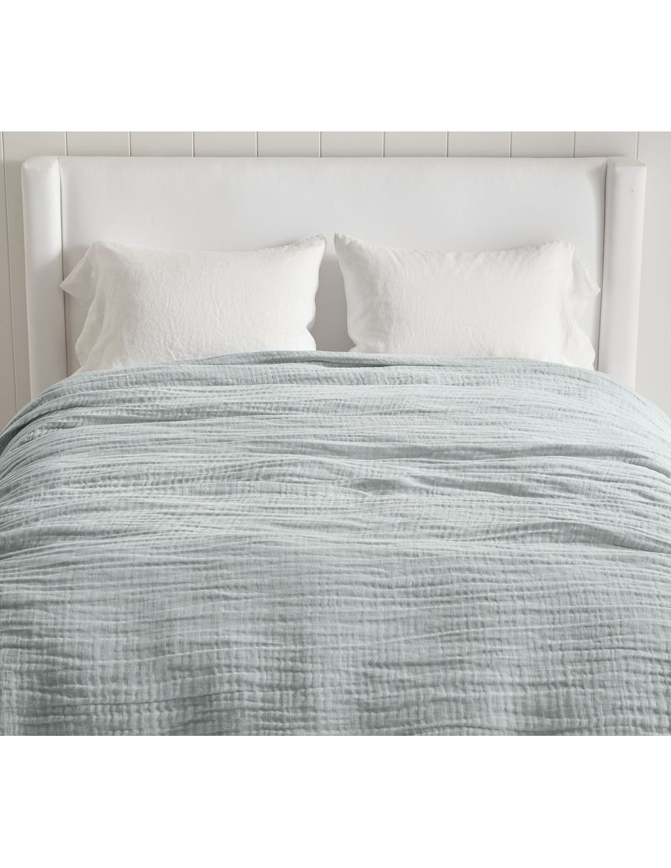 Cobija de tejido plano Cloud Linen Blanket 1
