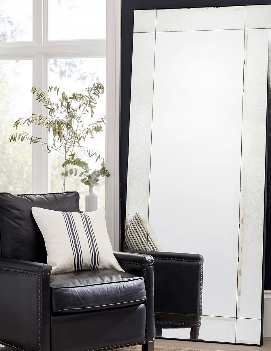 Espejo rectangular Tribeca Antiqued Espejo rectangular Tribeca Antiqued