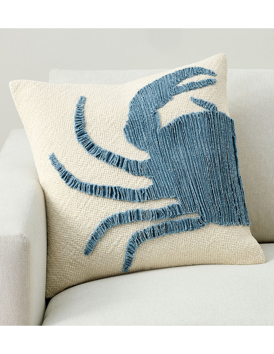 Funda cojín Crab Applique