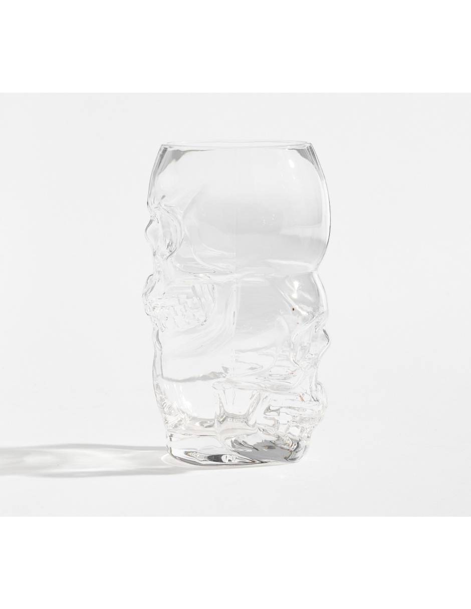 Set vaso Doble Pack Skull de vidrio con 4 piezas 5