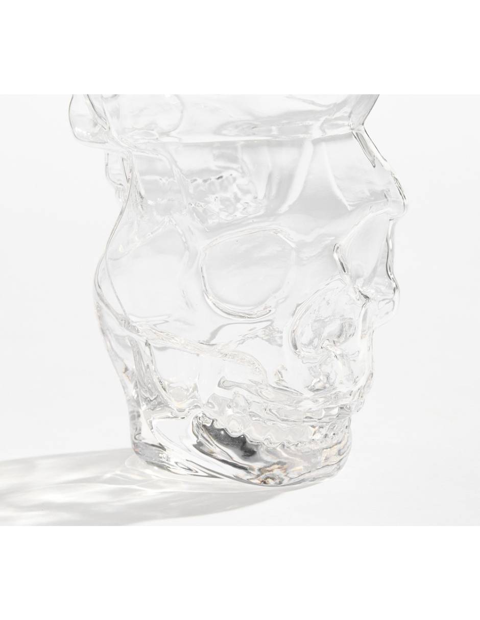 Set vaso Doble Pack Skull de vidrio con 4 piezas