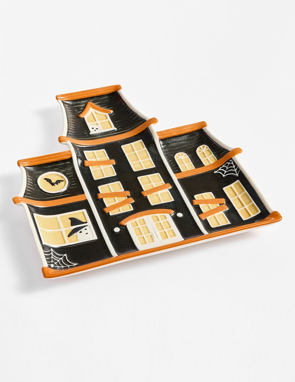 Platón halloween de cerámica