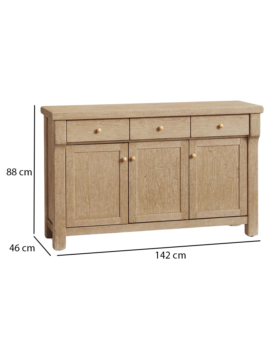 Buffet Lyon de madera 6