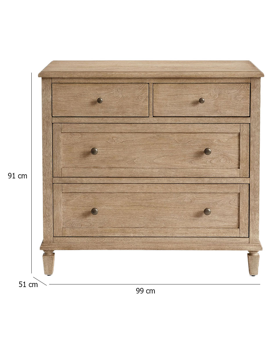 Cómoda Sausalito de madera 7