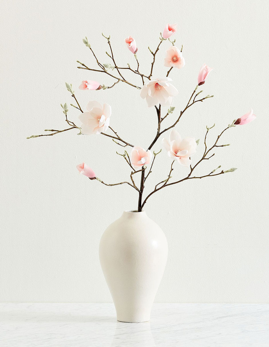 Magnolia decorativa Faux Branch 4