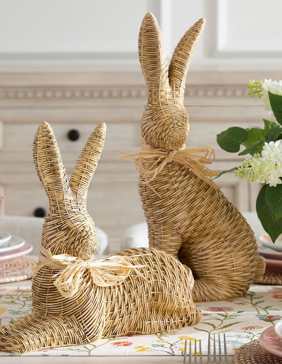 Figura decorativa de conejo Woven Bunny 3