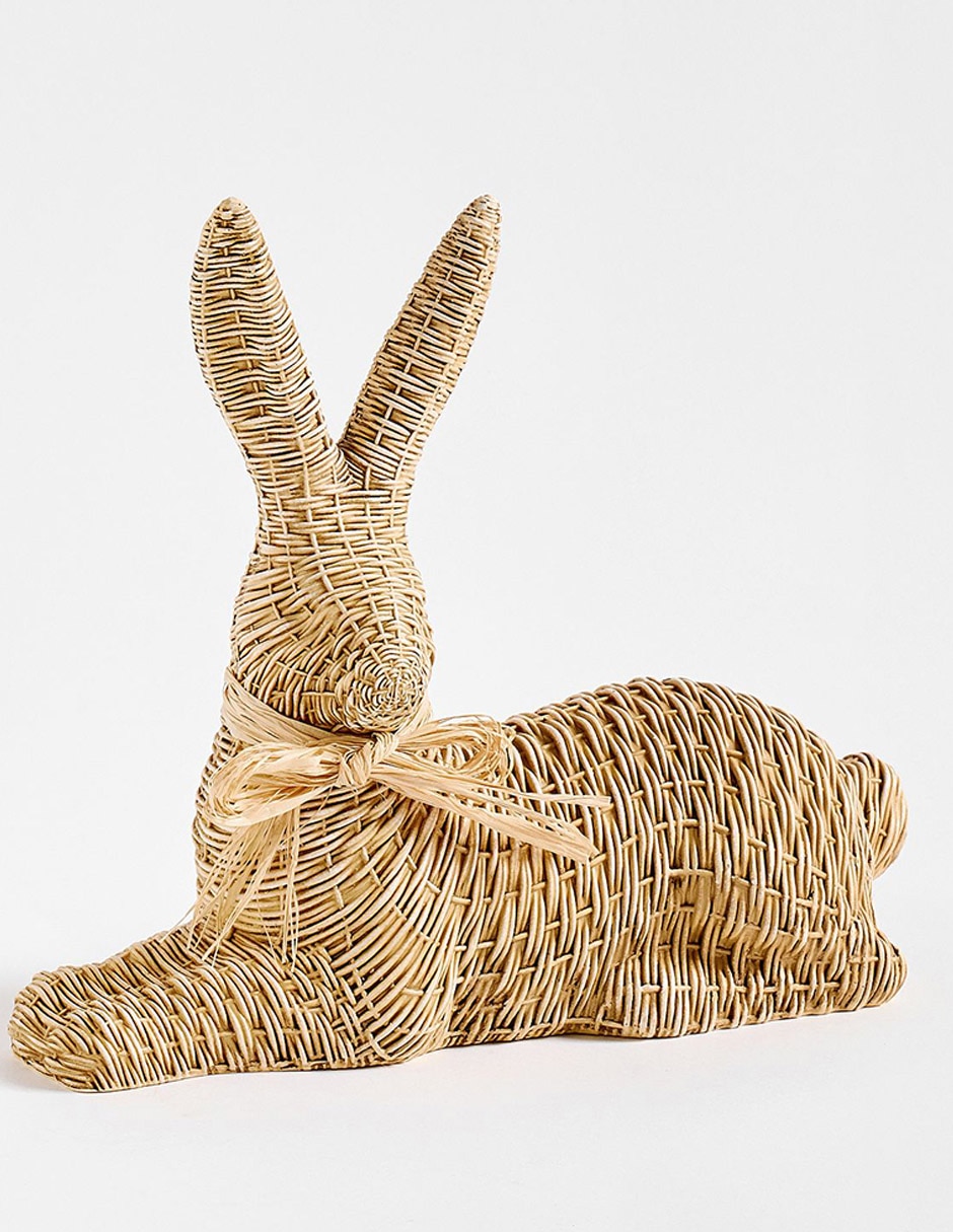 Figura decorativa de conejo Woven Bunny Figura decorativa de conejo Woven Bunny
