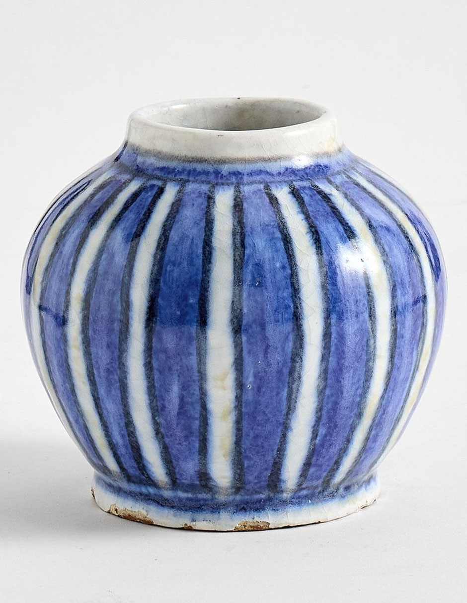 Jarrón Hand Painted Ceramic de arcilla