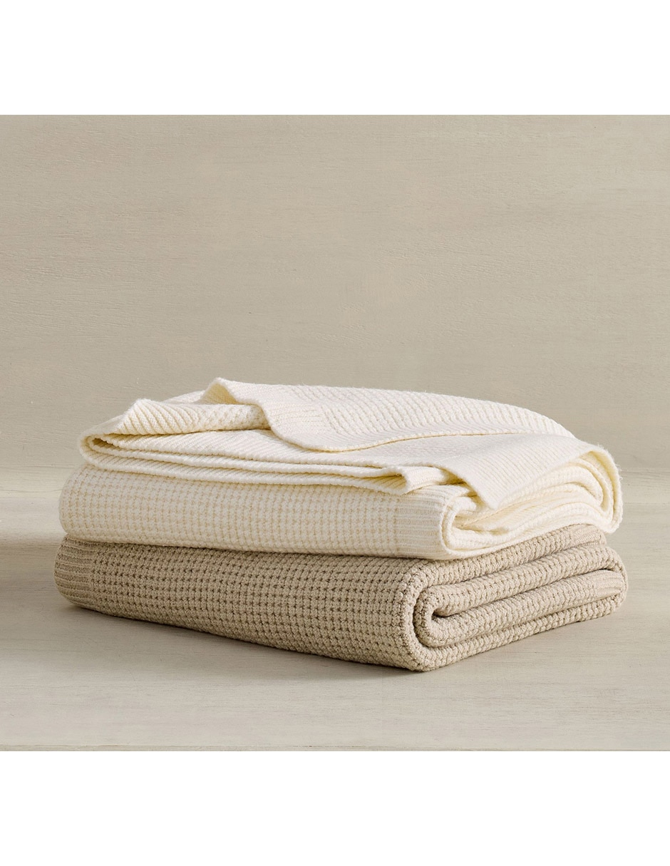 FRAZADA PB RENATA, 130 X 150 CM, BEIGE