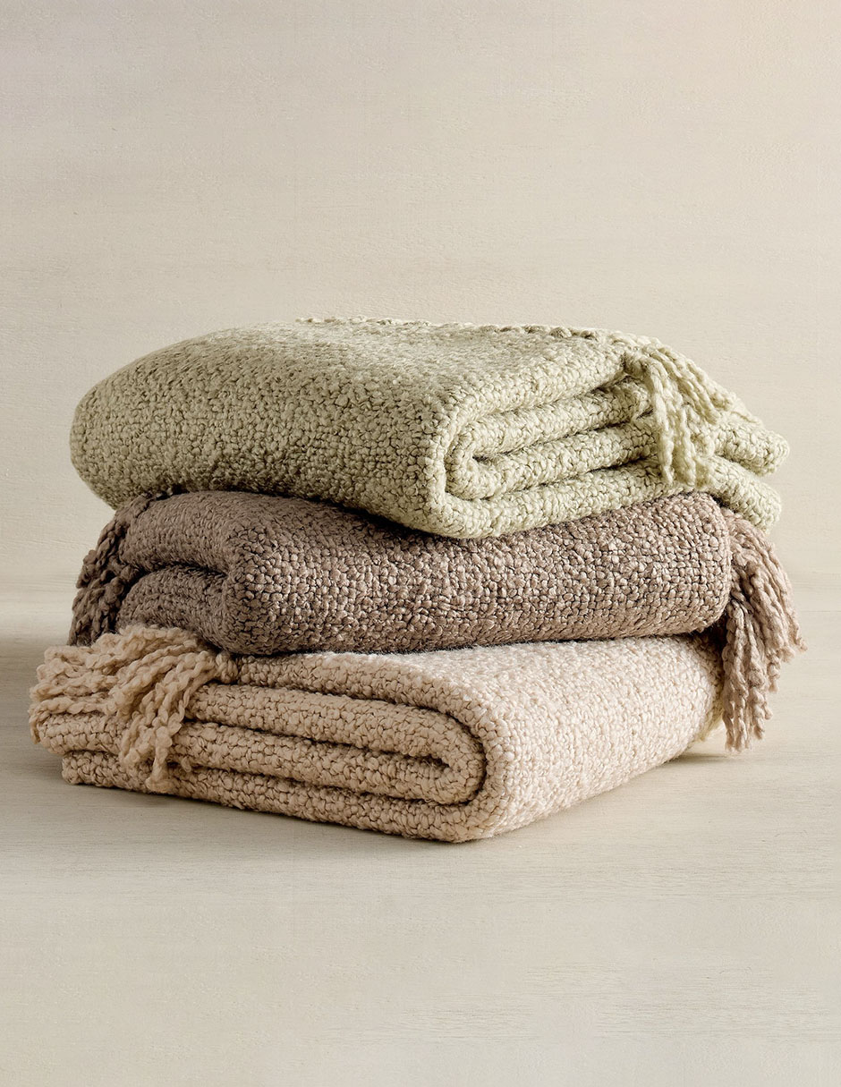 FRAZADA PB FUZZY, 127 X 152 CM, BEIGE