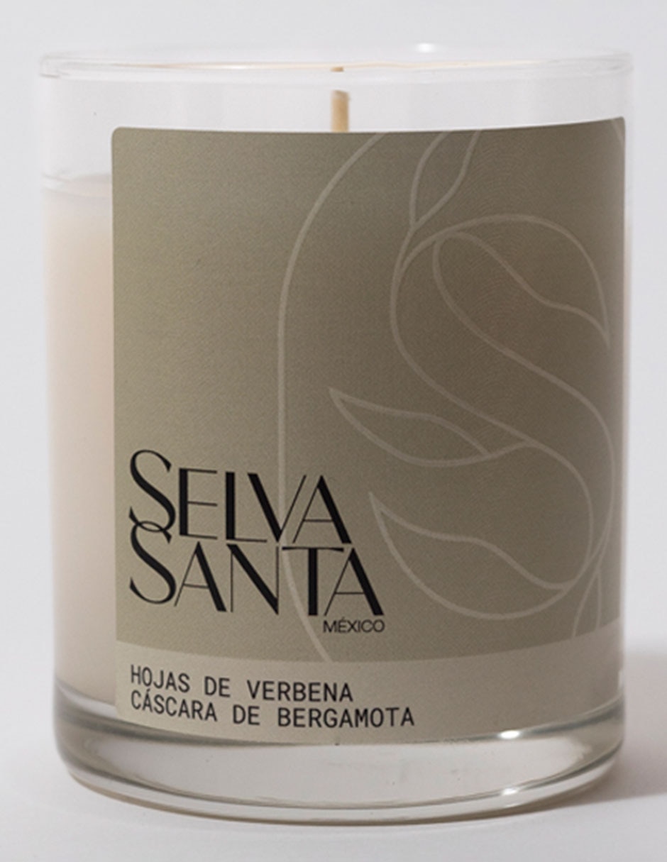 Vela aromática Selva Santa aroma verbena y bergamota Vela aromática Selva Santa aroma verbena y bergamota