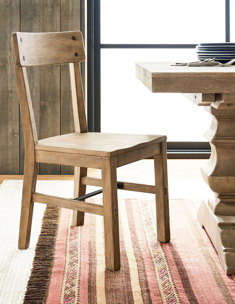 Silla Benchwright de madera Silla Benchwright de madera
