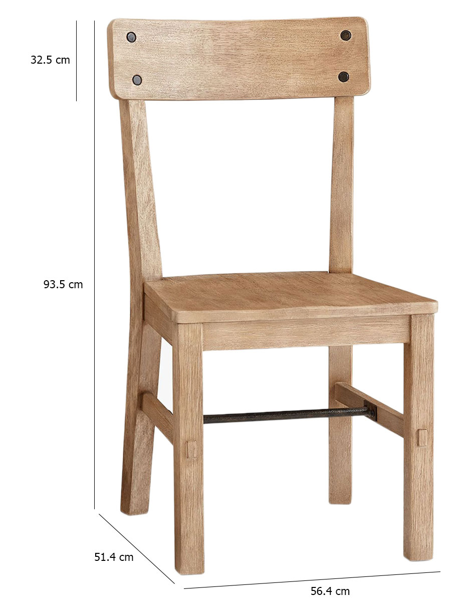 Silla Benchwright de madera 5