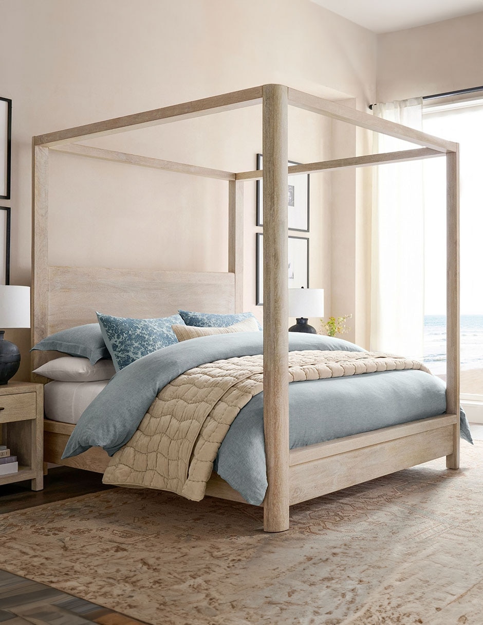 Cama Aptos de madera queen size