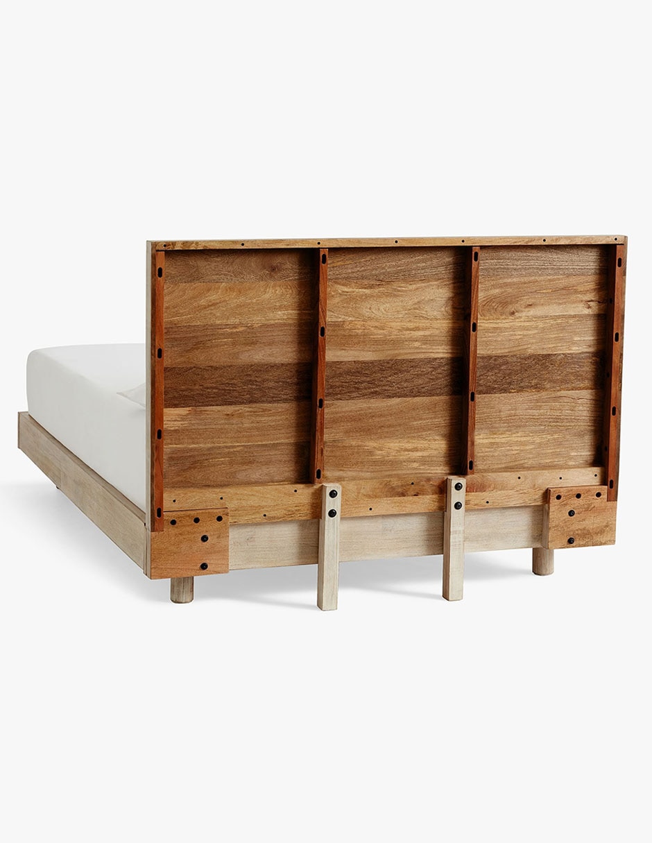 Cama Cayman de madera king size 5