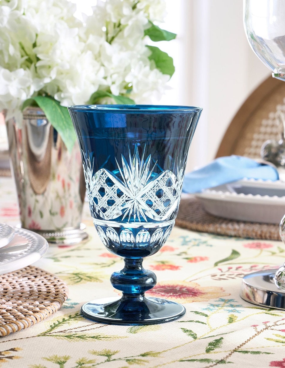 Copa para vino Antique Cut Gla de vidrio 3