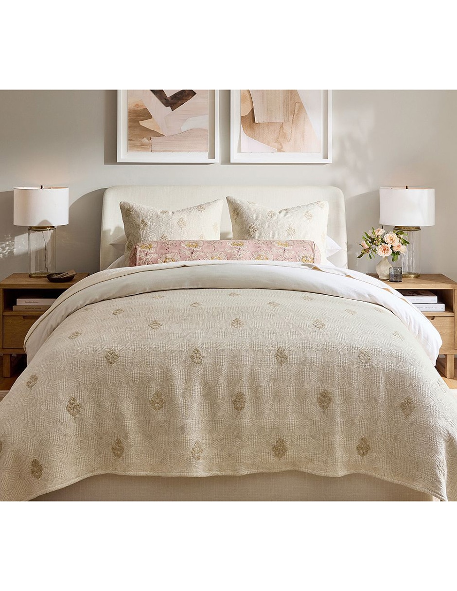COLCHA PB NATALIE MEZCLA MA, KS, BEIGE