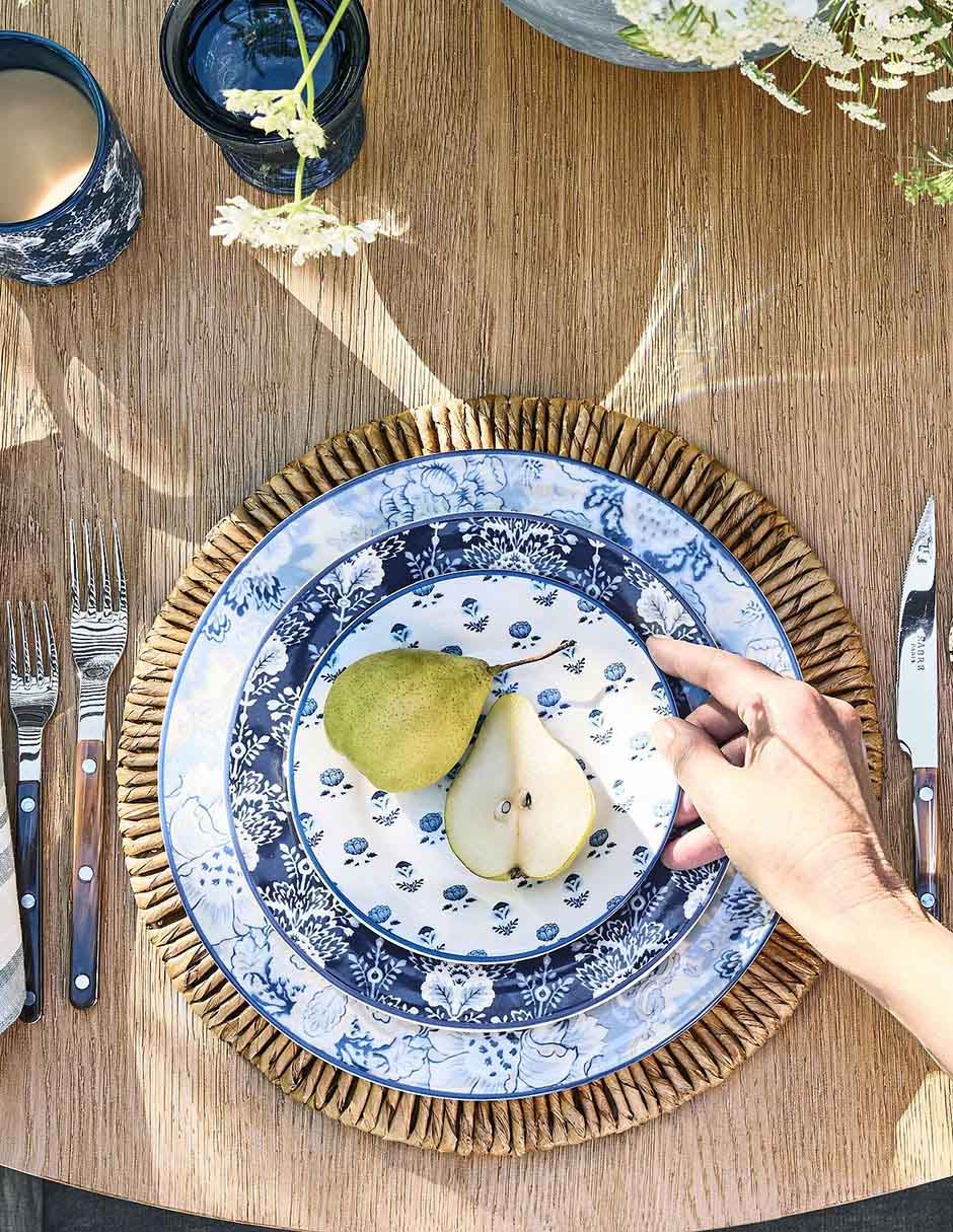 Set de plato para postre Kravet de gres 4 piezas 4