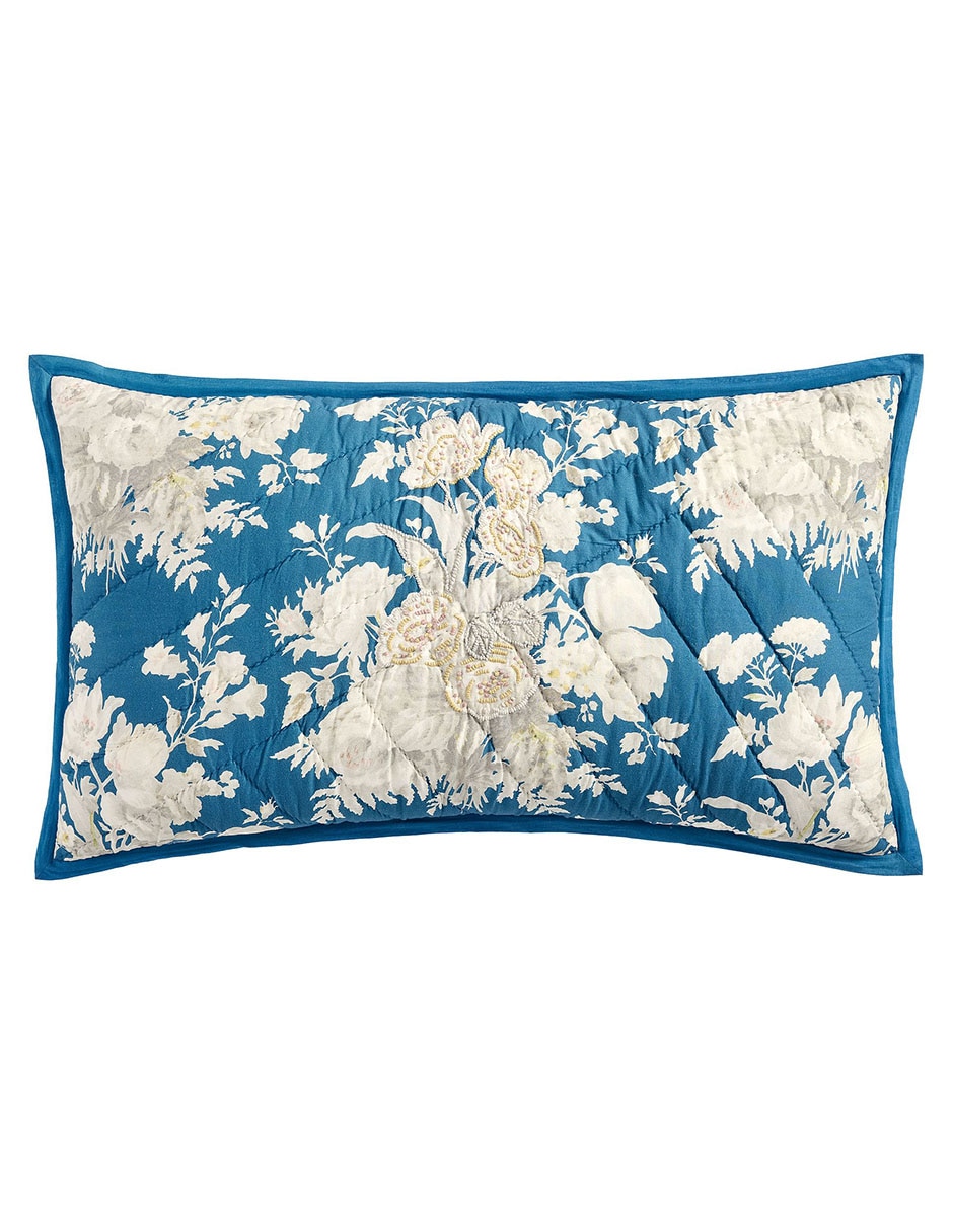 Funda para almohada Pb Bethany Blue Fl