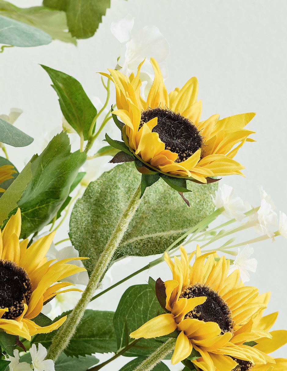 Ramo de girasoles decorativos Elevanted Greens 3