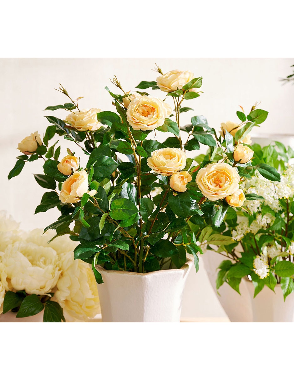 Ramo de rosa decorativo Faux Bundle 2
