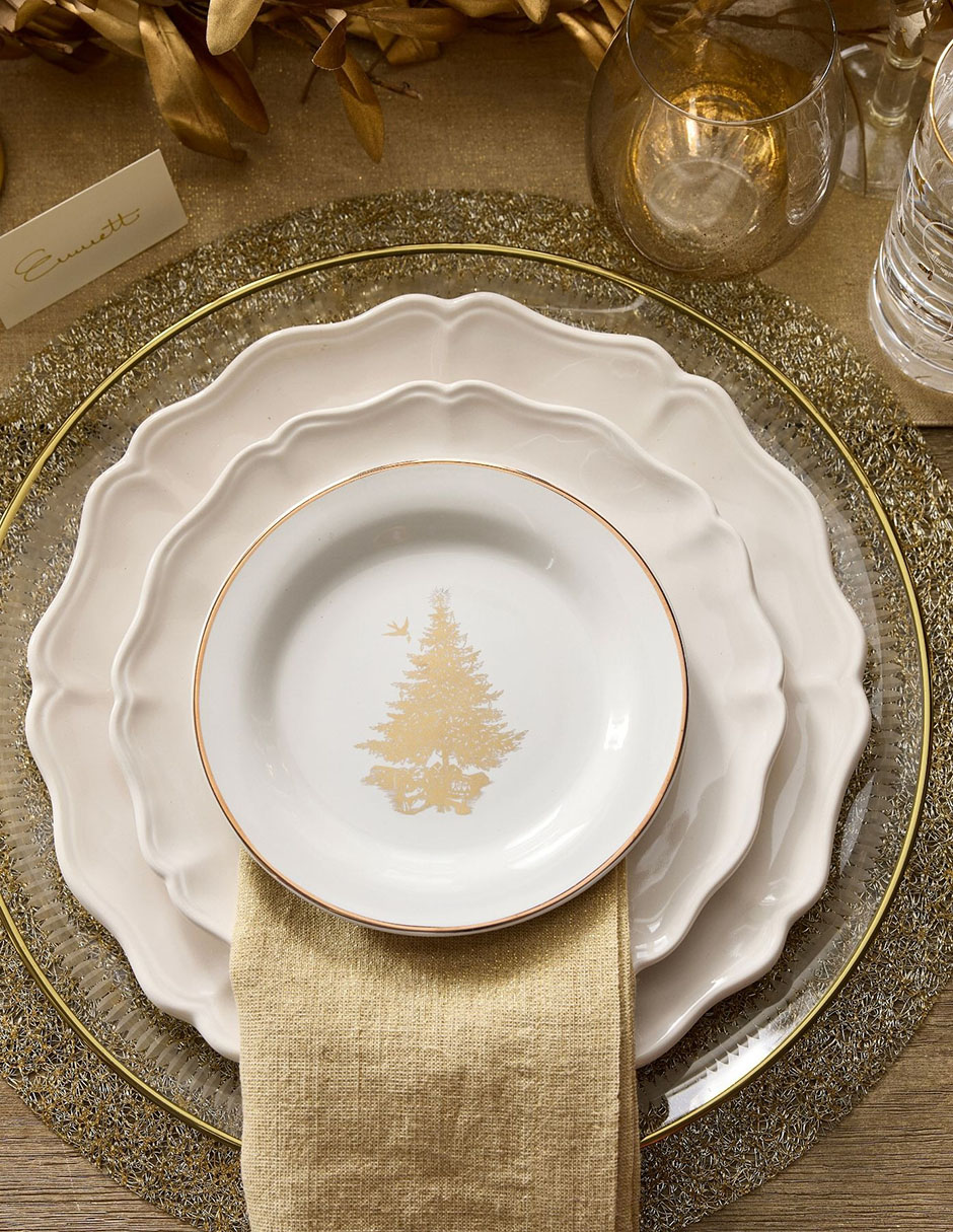 Plato trinche Heirloom de cerámica 3
