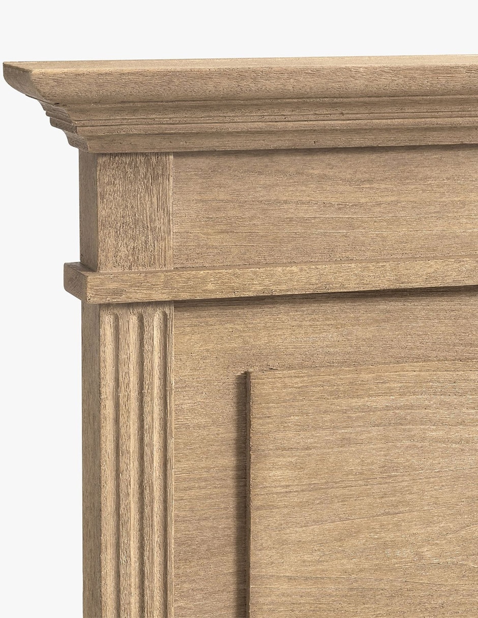 Cama Pb Livingston de madera queen size 3