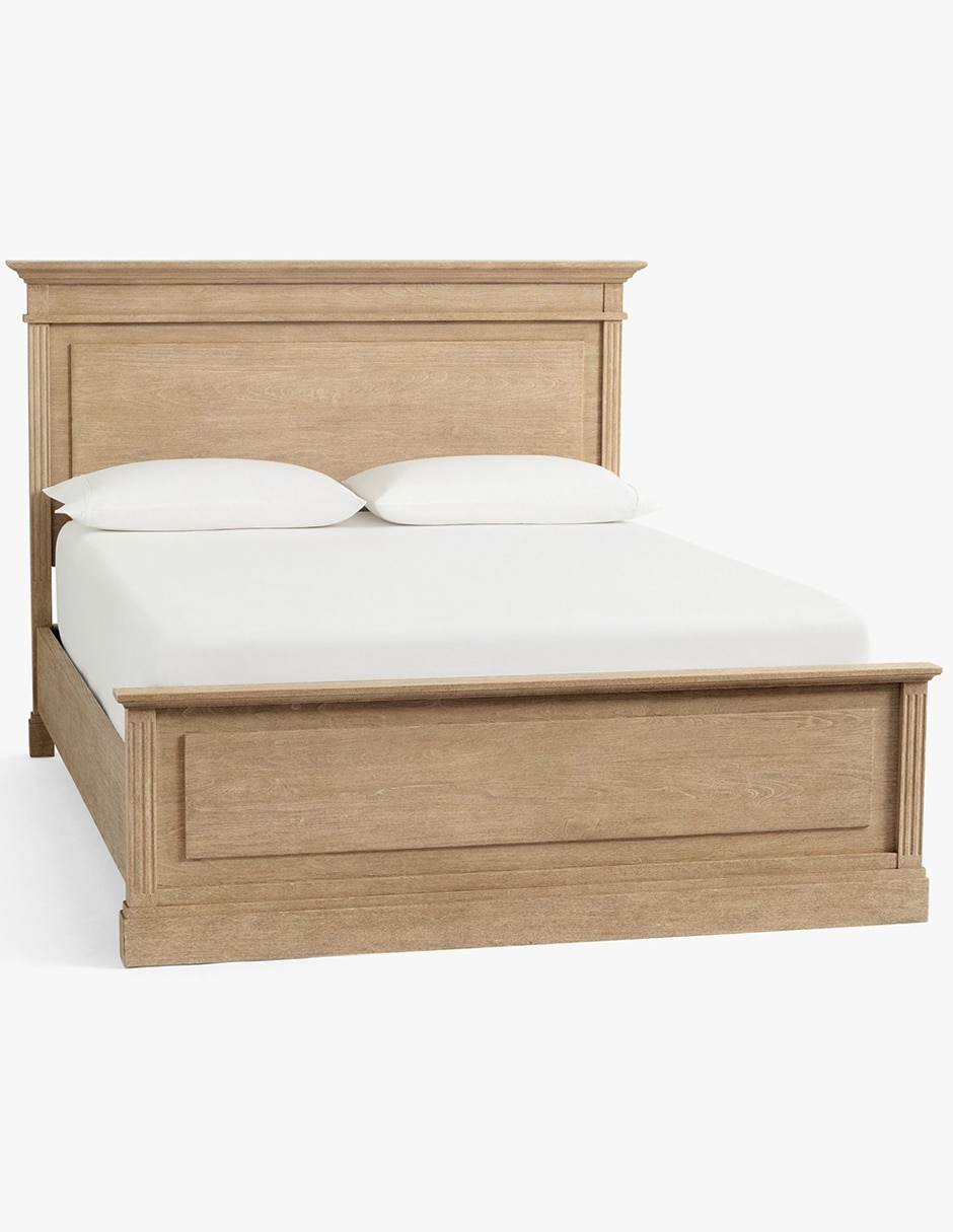Cama Pb Livingston de madera queen size 5