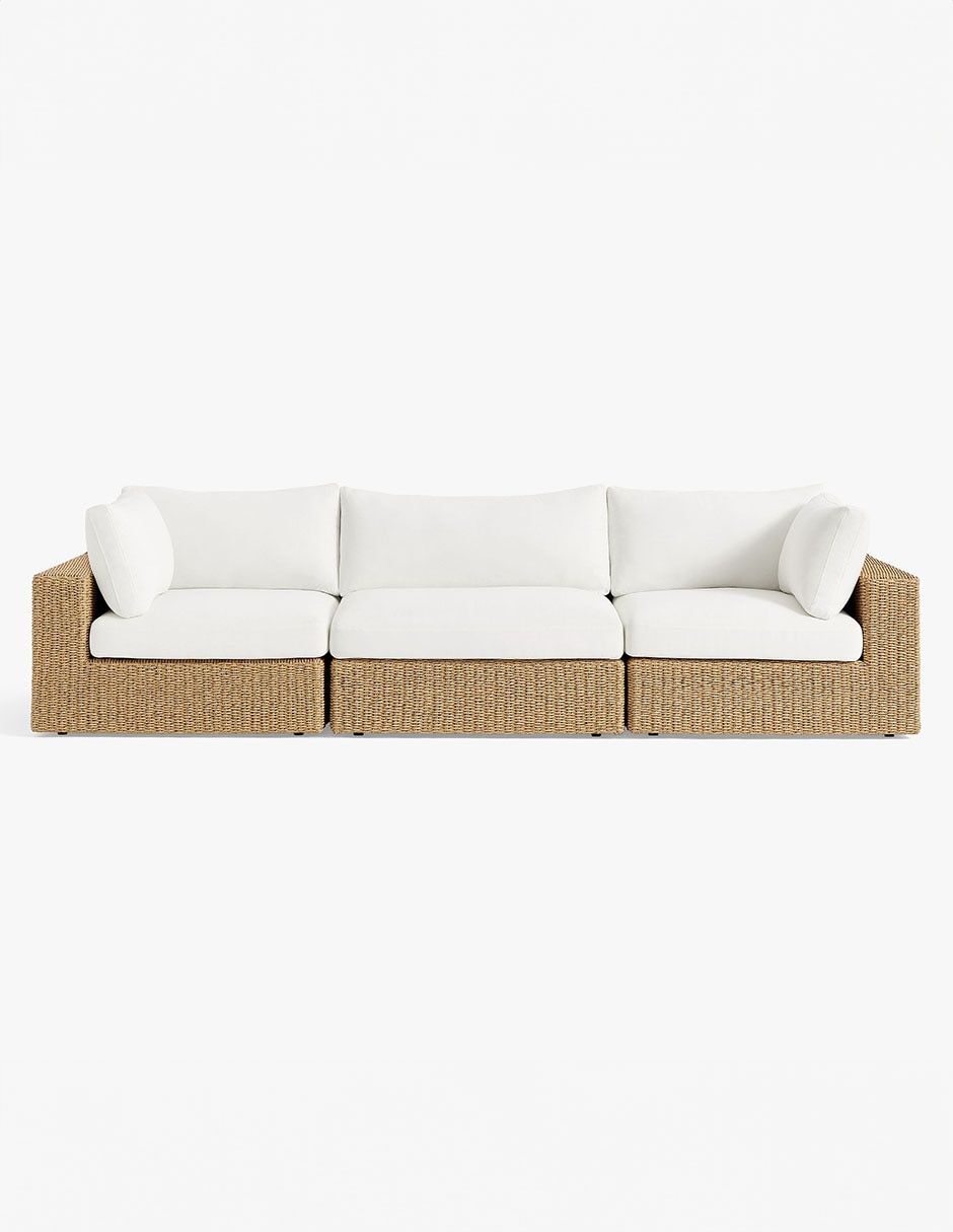 Sala modular PB Kostas de ratán natural 2