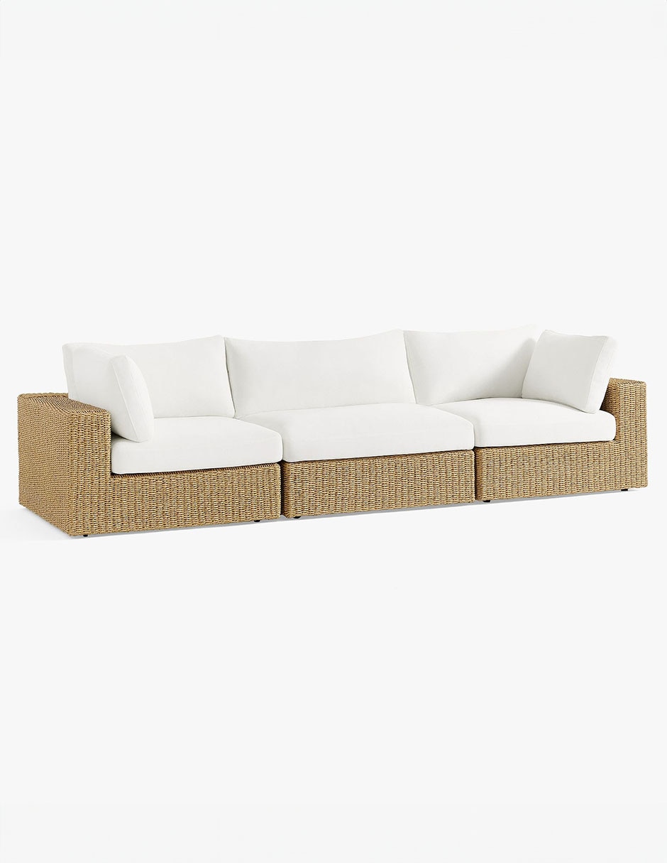 Sala modular PB Kostas de ratán natural 5