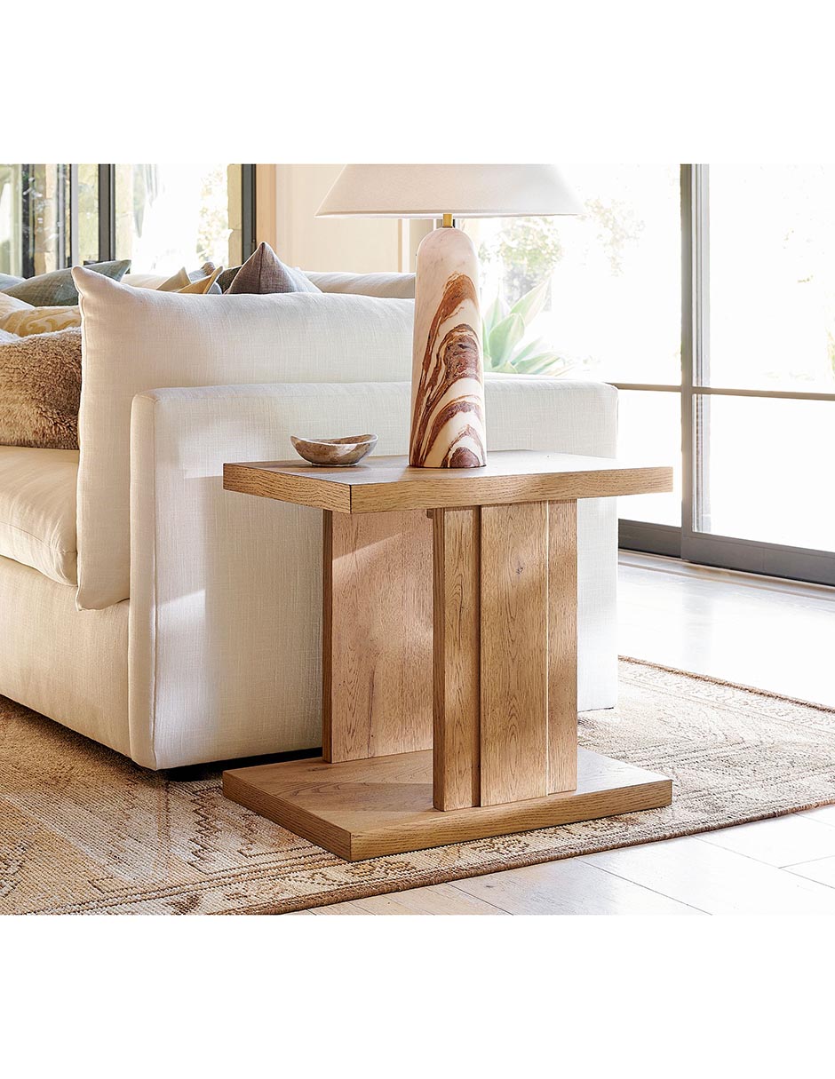 Mesa lateral Aldon de madera