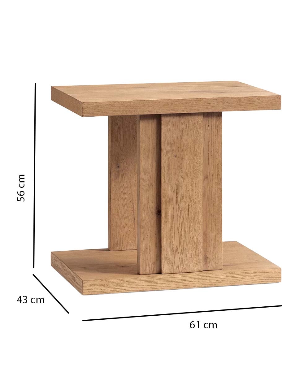 Mesa lateral Aldon de madera 8