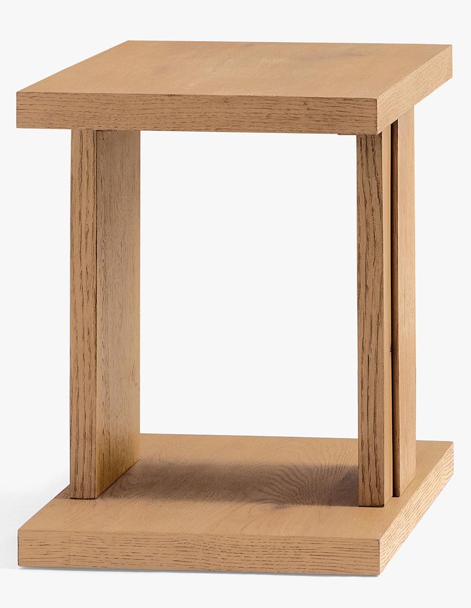 Mesa lateral Aldon de madera 7
