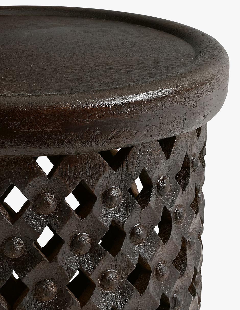 Mesa lateral Bodega de madera mango 2