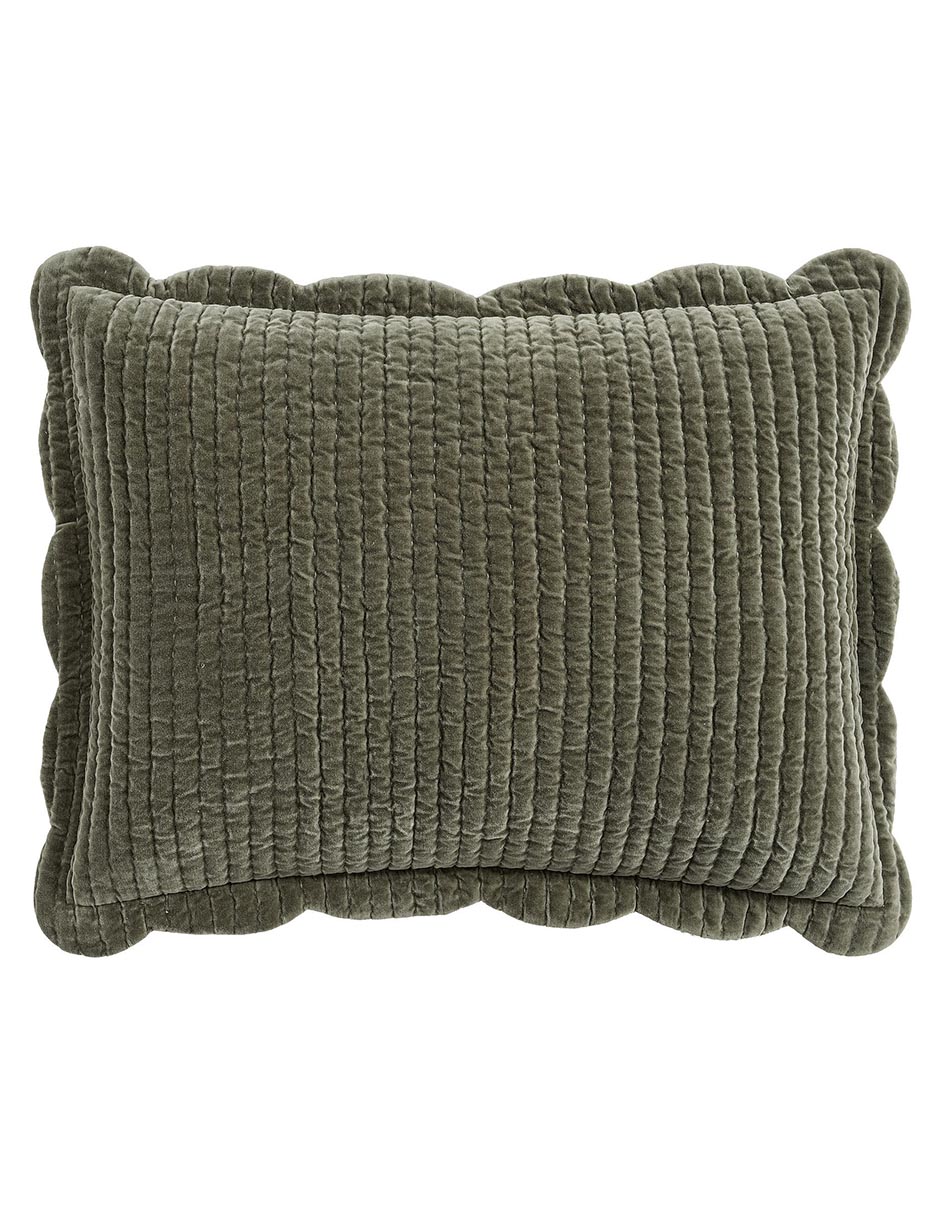 Funda para almohada Velvet Scallop
