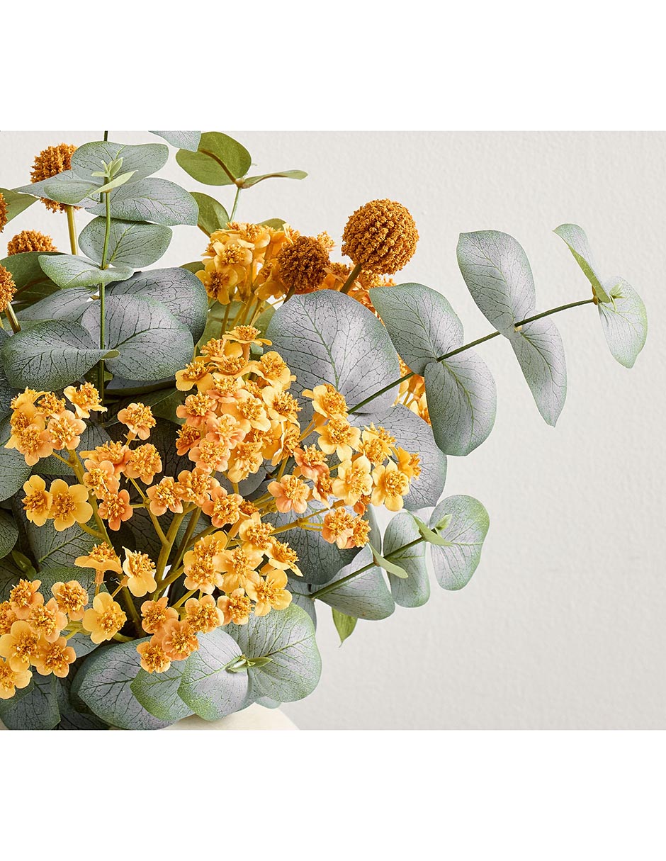 Ramo de milenrama decorativo Faux Bundle 3
