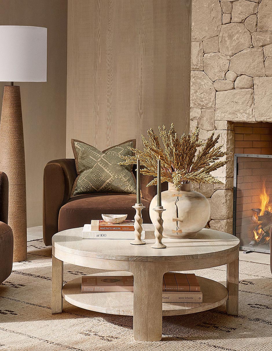 Ramo de Mijo Perla decorativo Faux Bundle 5