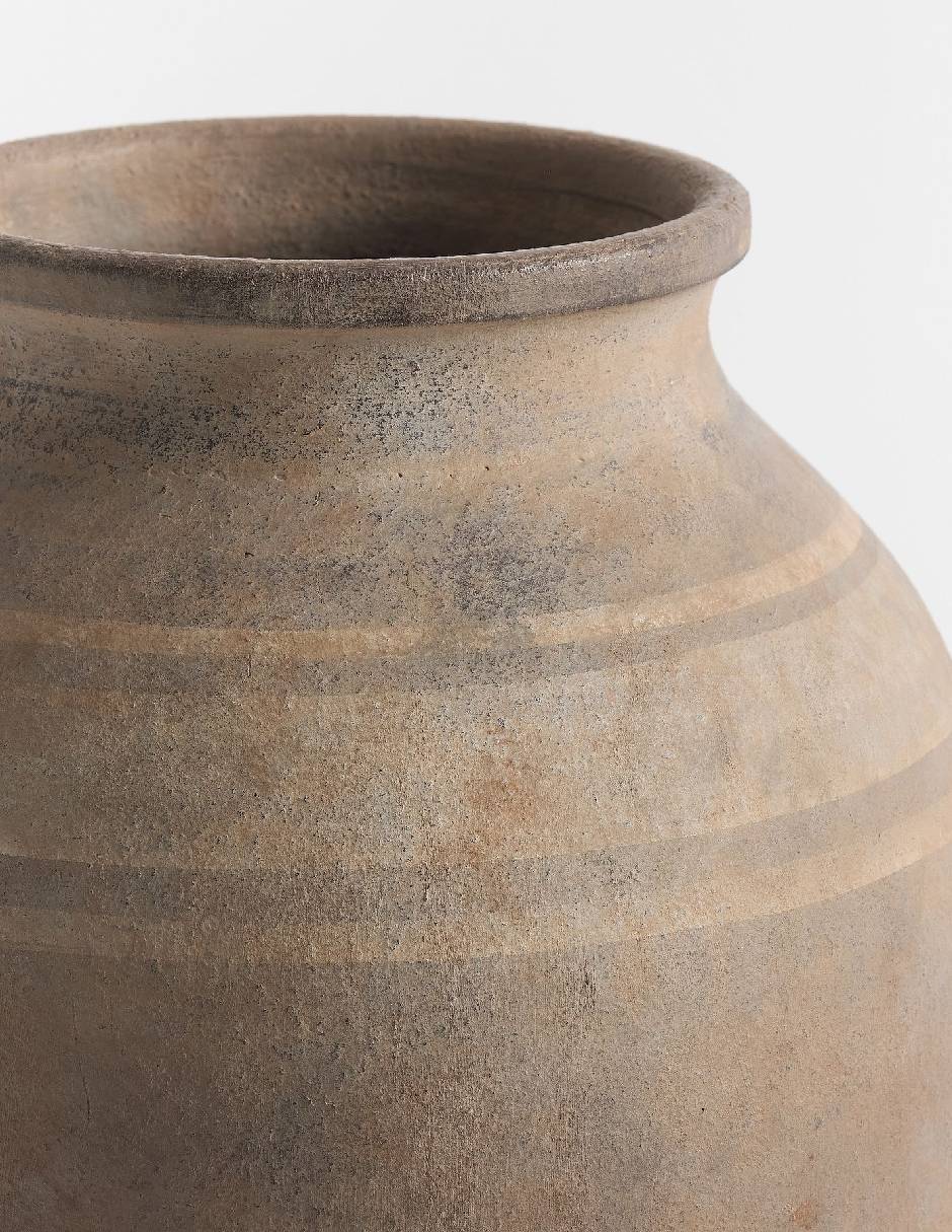 Florero Terracota Striped 4