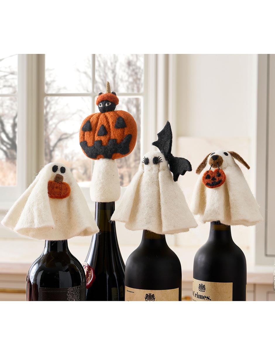 Tapón botella Gus the Ghost Wine de lana 2