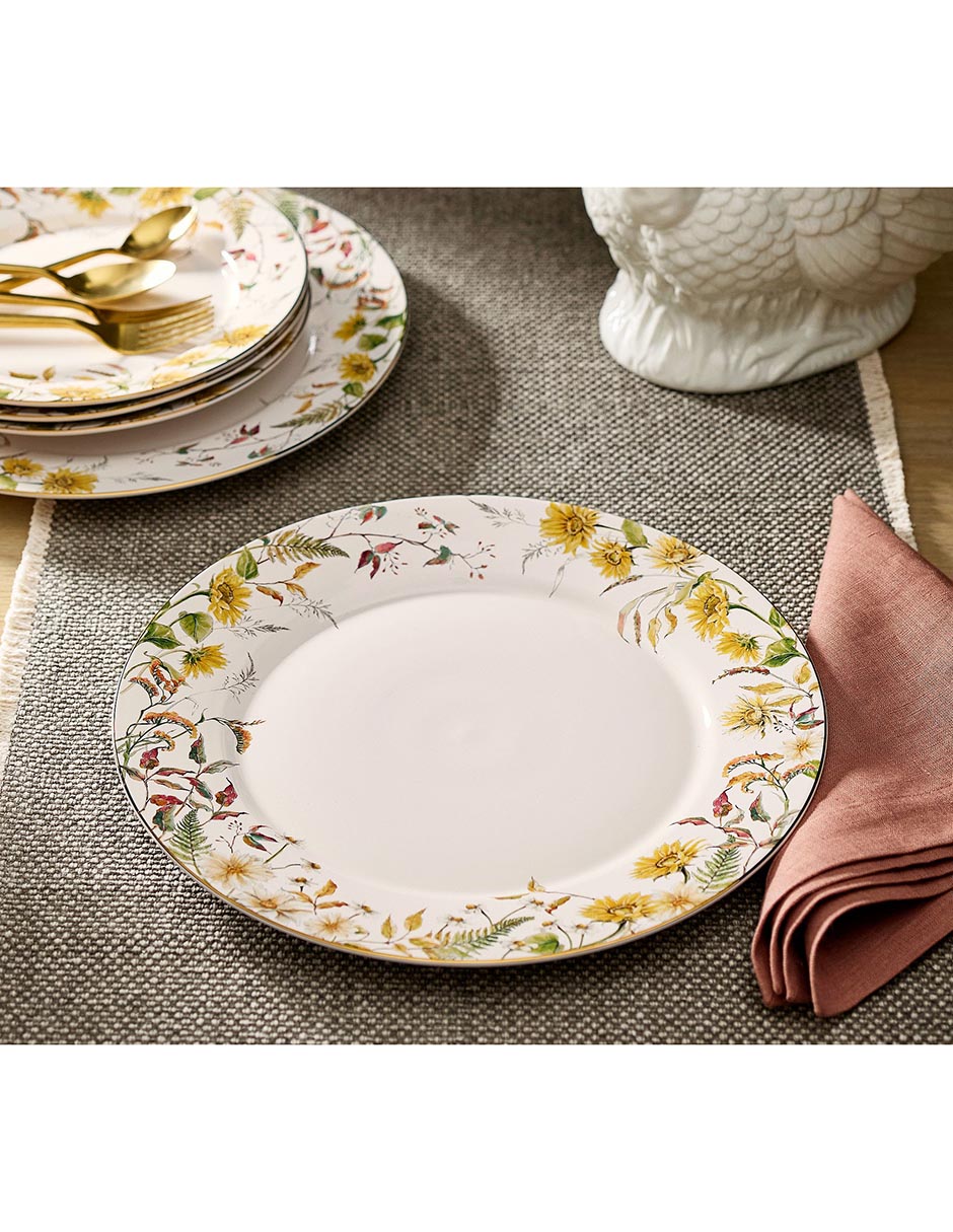 Set plato base Bedford Harvest de cerámica 4 piezas 2