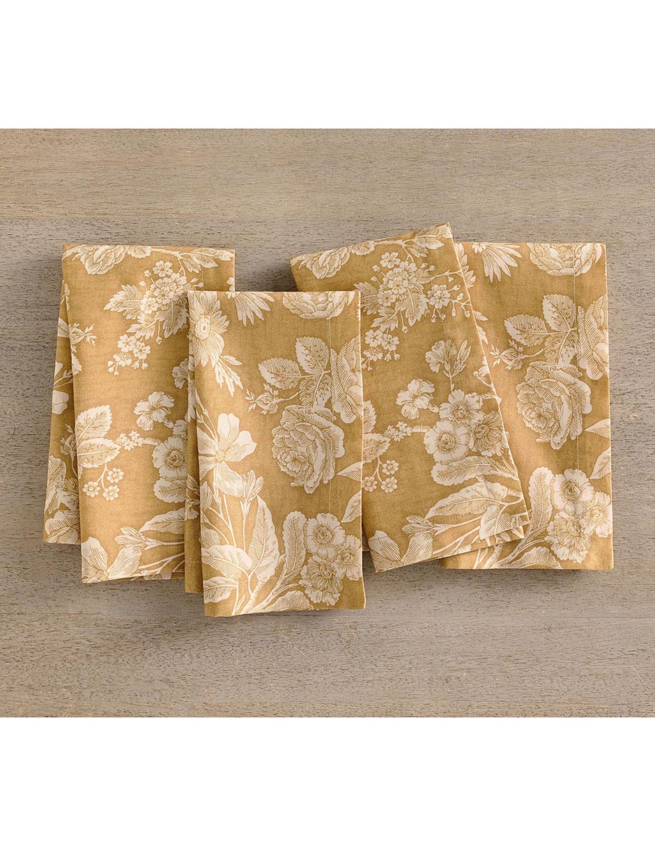 Set servilleta Adele Linens de algodón 4 piezas Set servilleta Adele Linens de algodón 4 piezas