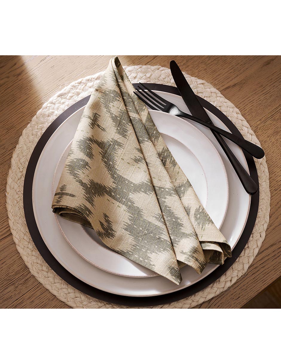 Set servilleta Kantha de algodón 4 piezas 3