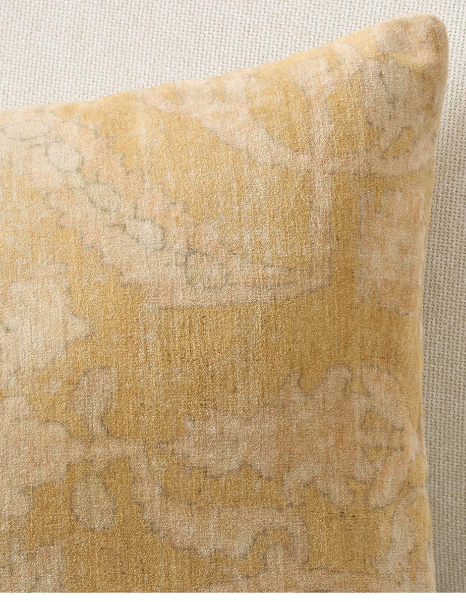 FUNDA COJÍN PB ROR, 40 X 65 CM, AMARILL