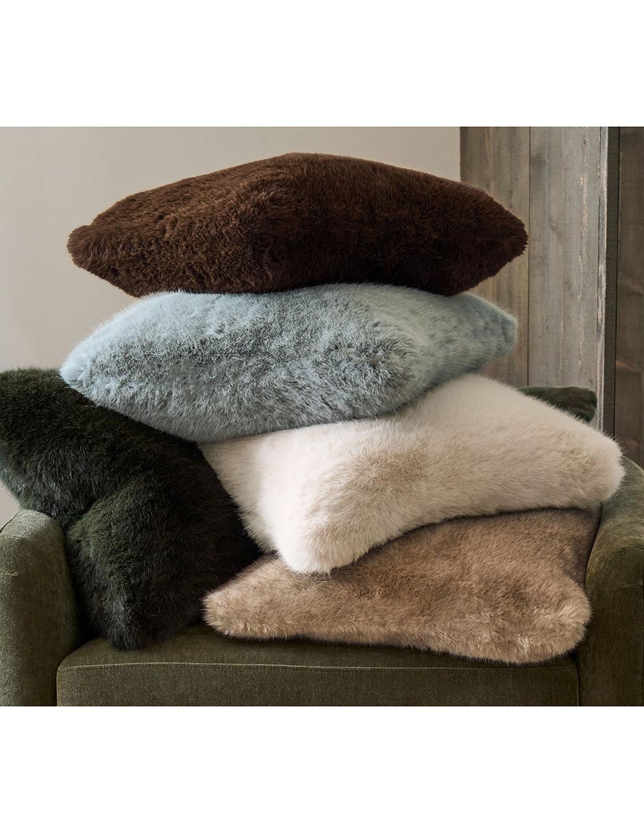 Funda cojín Faux Fur Mink 3