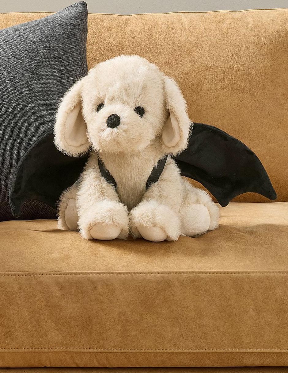 Cojín decorativo de Halloween Bat Wing Pup 1