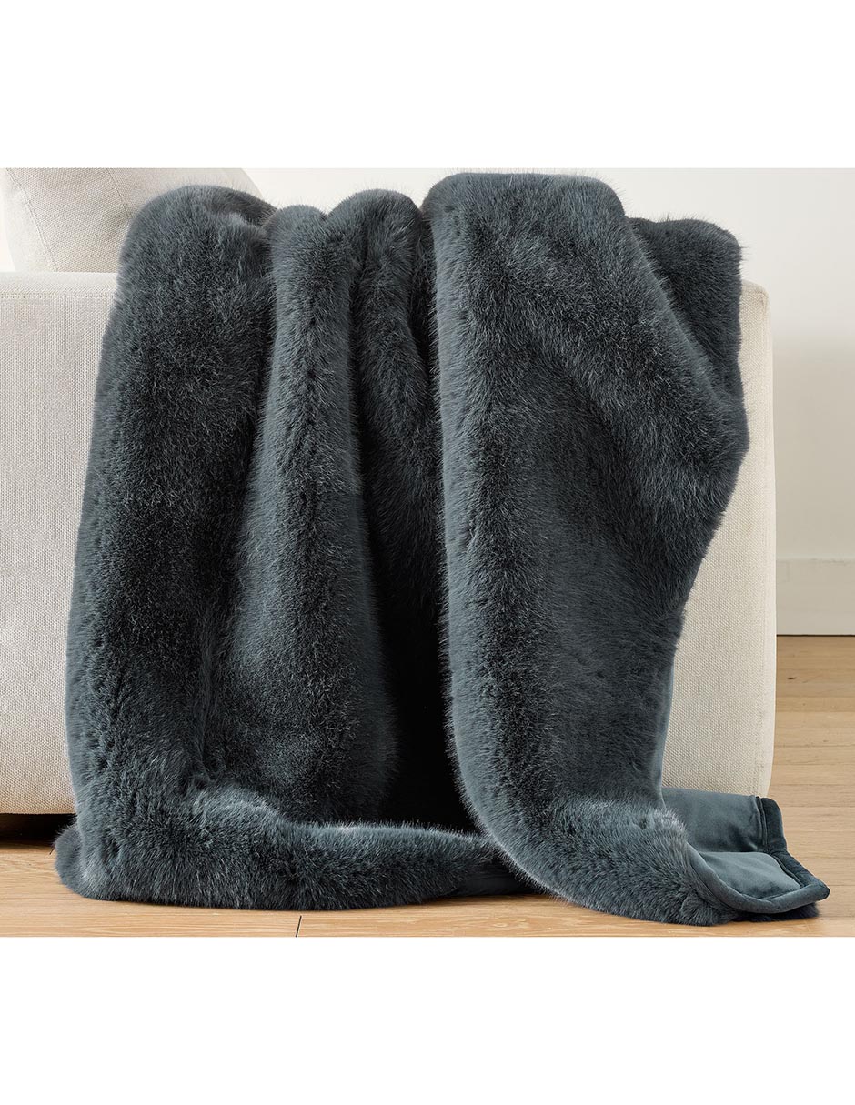 Frazada de tejido plano Faux Fur