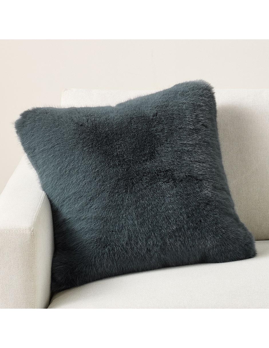Funda cojín Faux Fur Mink