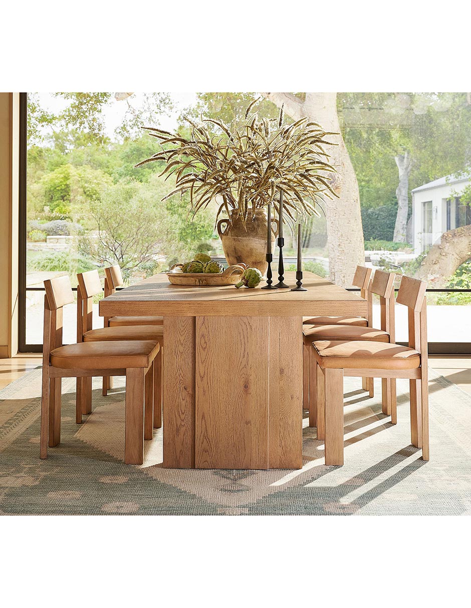 Mesa de comedor Aldon de madera 2