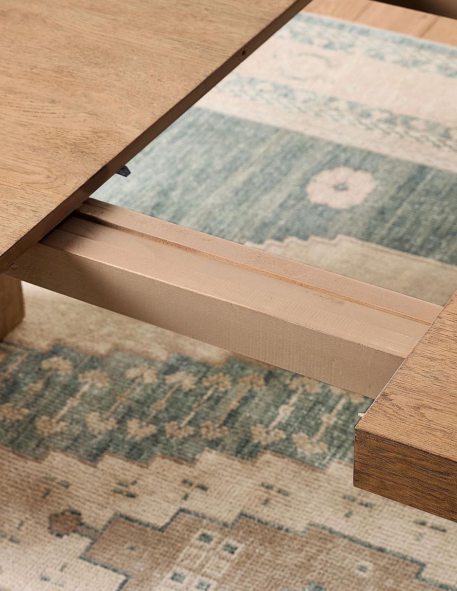 Mesa de comedor Aldon de madera 7