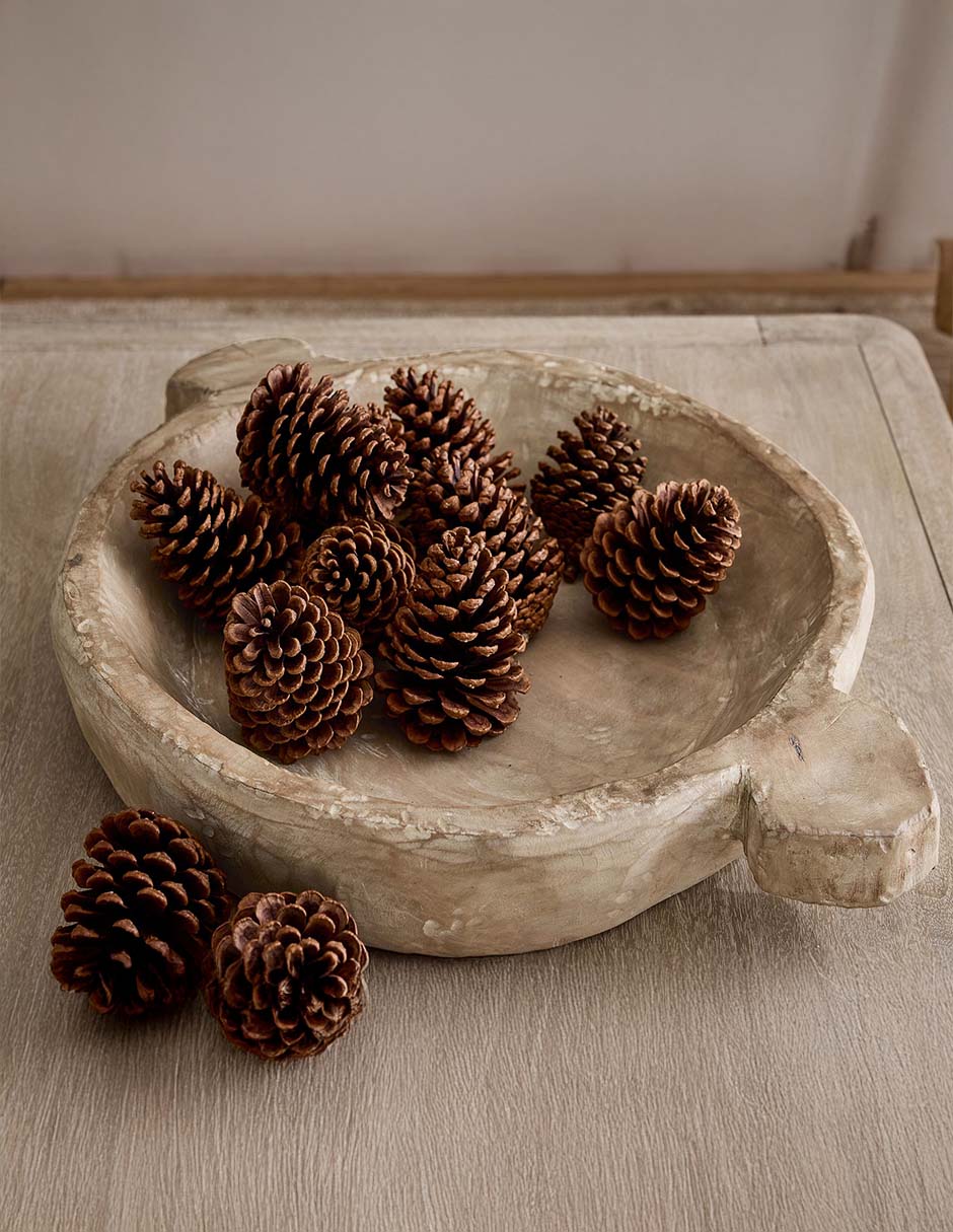 Bowl decorativo Wooden dough 4
